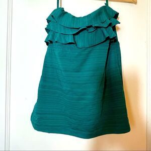 4 for $20 Gorgeous green textural stripe Mossimo halter strap Swim Top NWOT S